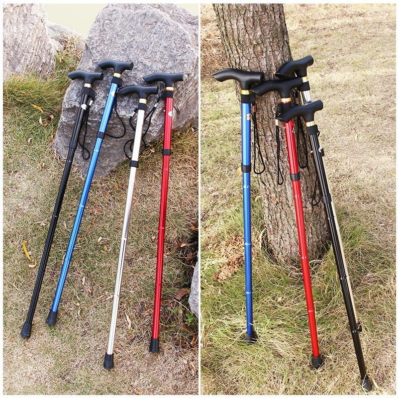 Bastão Caminhada Trekking Bengala Trilha Retrátil Alumínio