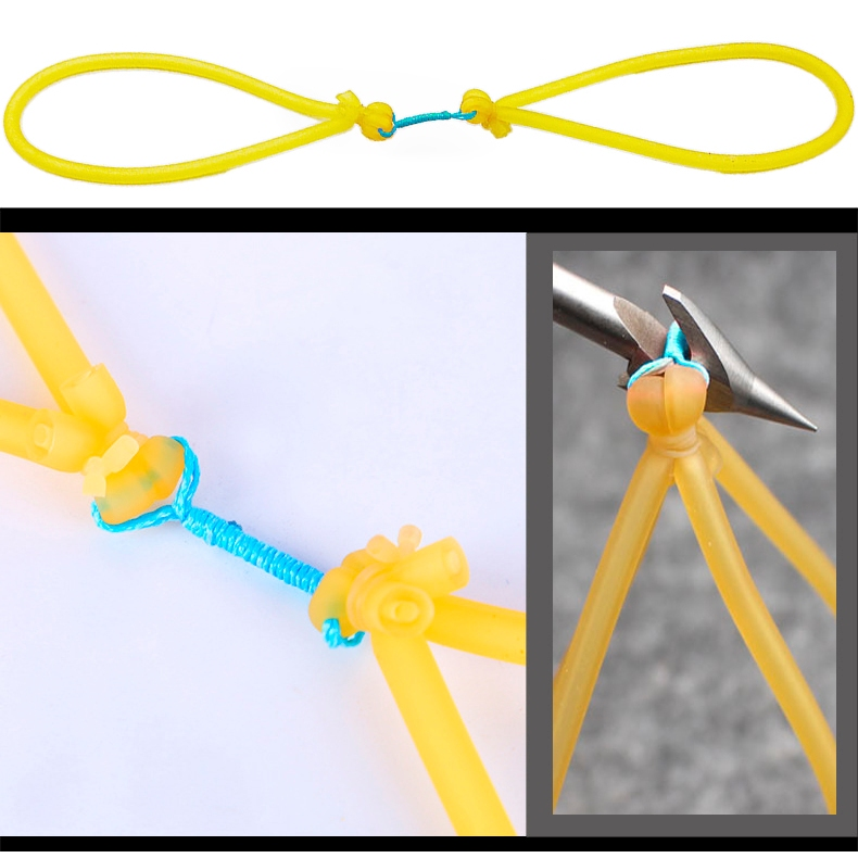 Atiradeira S28 PESCA + 2 Borrachas + 3 Setas Estilingue Slingshot Corpo em Metal Baladeira Bodoque