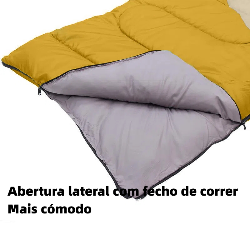 Saco De Dormir Térmico Grande Solteiro Lavável À Máquina Ultralight Joyfox -1.5ºc À -3.5ºc Camping 1.5kg