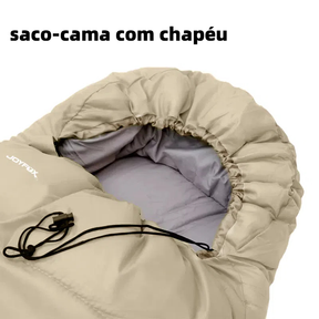 Saco De Dormir Térmico Grande Solteiro Lavável À Máquina Ultralight Joyfox -1.5ºc À -3.5ºc Camping 1.5kg