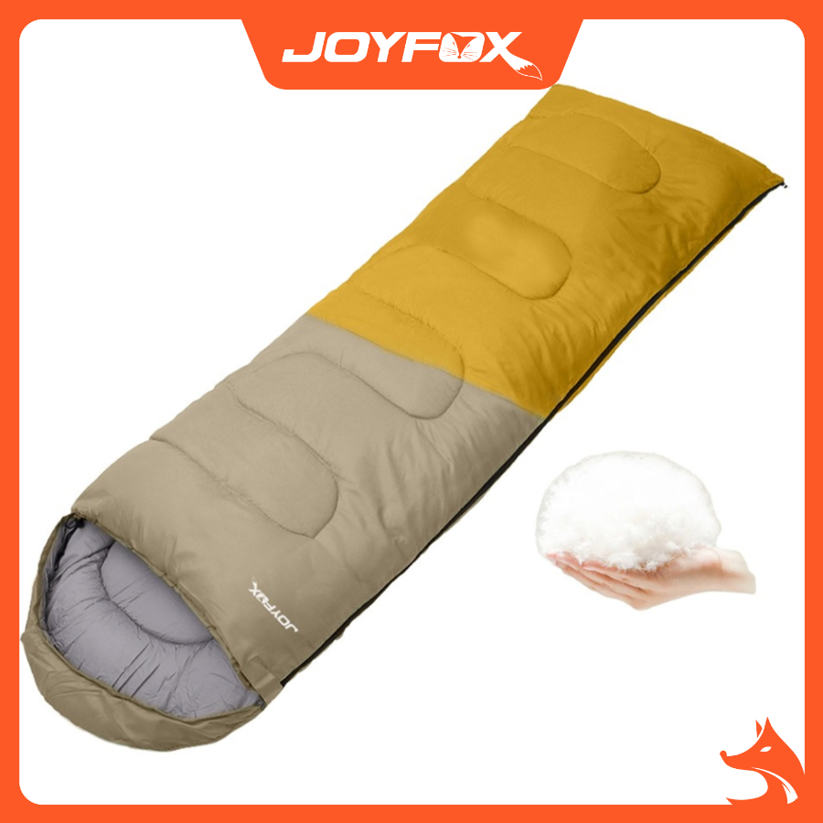 Saco De Dormir Térmico Grande Solteiro Lavável À Máquina Ultralight Joyfox -1.5ºc À -3.5ºc Camping 1.5kg