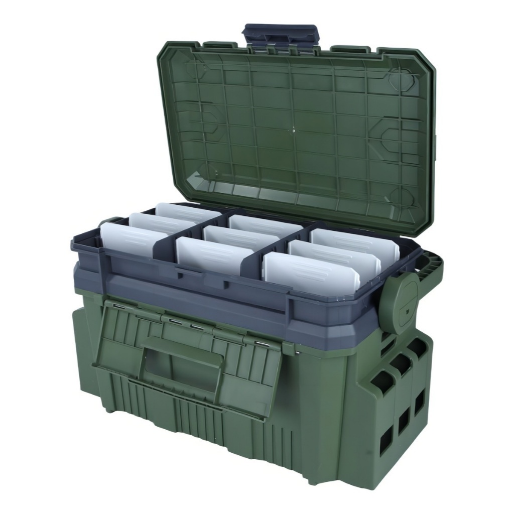 Caixa de Pesca Amplo Espaço Com Estojo e Divisórias Pesca Brasil