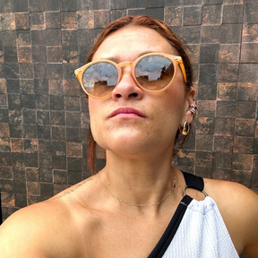 Óculos de Sol Retro Quadrado Unissex Proteção UV 400 Armação Transparente e Haste Pretas