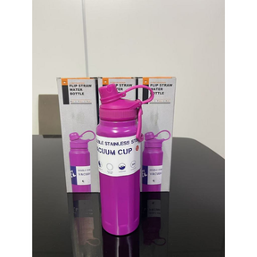 Garrafa Térmica Grande Capacidade Esportiva De Viagem Tampa De Portátil 800ml