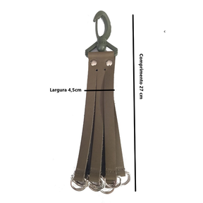 Pindurico para Caça em Couro - Cor Verde