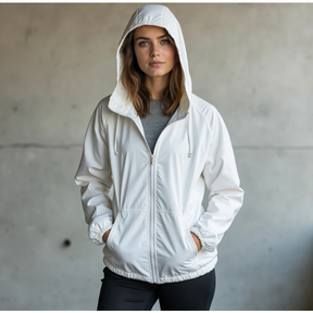 KIT 2 Jaqueta Corta Vento Forrado Premium Com Capuz Liso Casaco Blusão Feminino