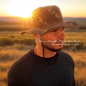 Kit 10 Chapéu Camping Pescador Australiano Varias Cores SEM SAIA