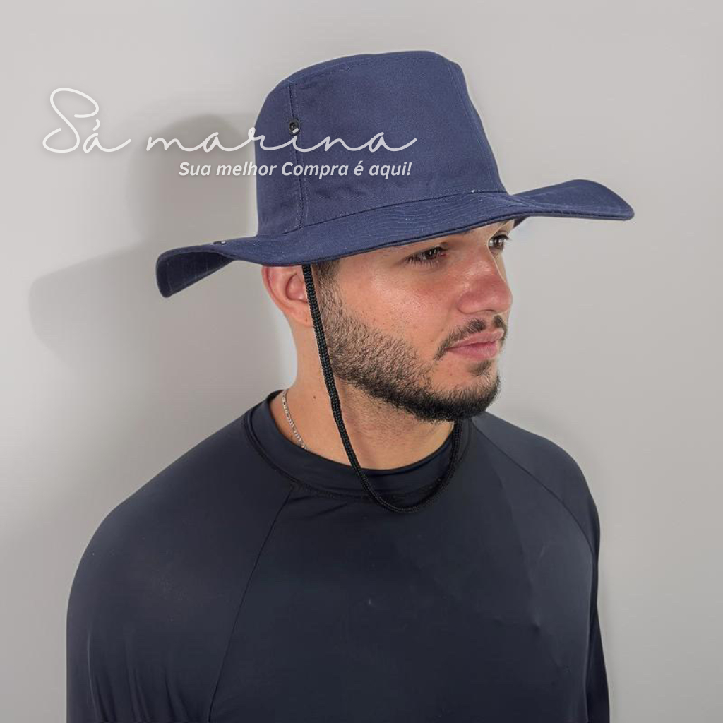 Kit 10 Chapéu Camping Pescador Australiano Varias Cores SEM SAIA