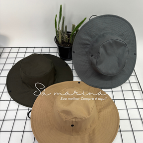 Kit 10 Chapéu Camping Pescador Australiano Varias Cores SEM SAIA