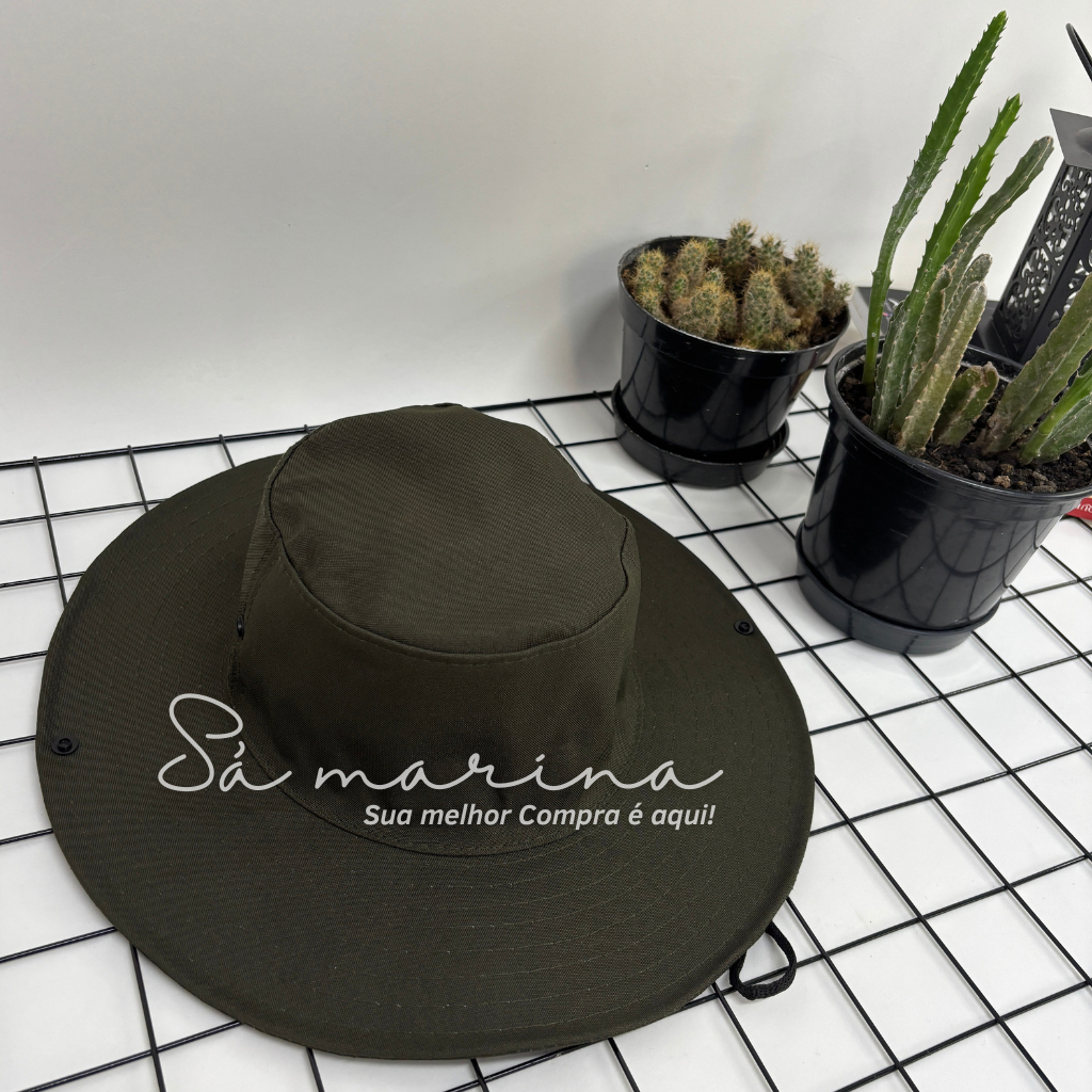 Kit 10 Chapéu Camping Pescador Australiano Varias Cores SEM SAIA