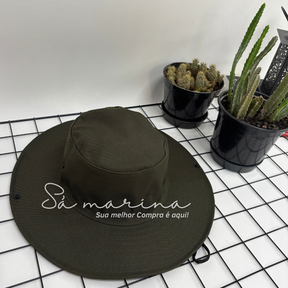 Kit 10 Chapéu Camping Pescador Australiano Varias Cores SEM SAIA