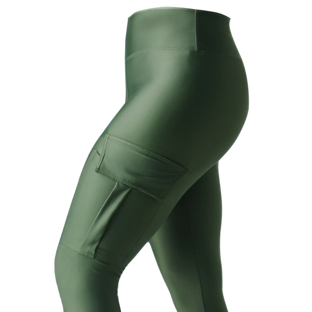 Calça Legging Para Pesca Esportiva Camping Atividades Esportivas Ar Livre Feminina Sports Mar Negro