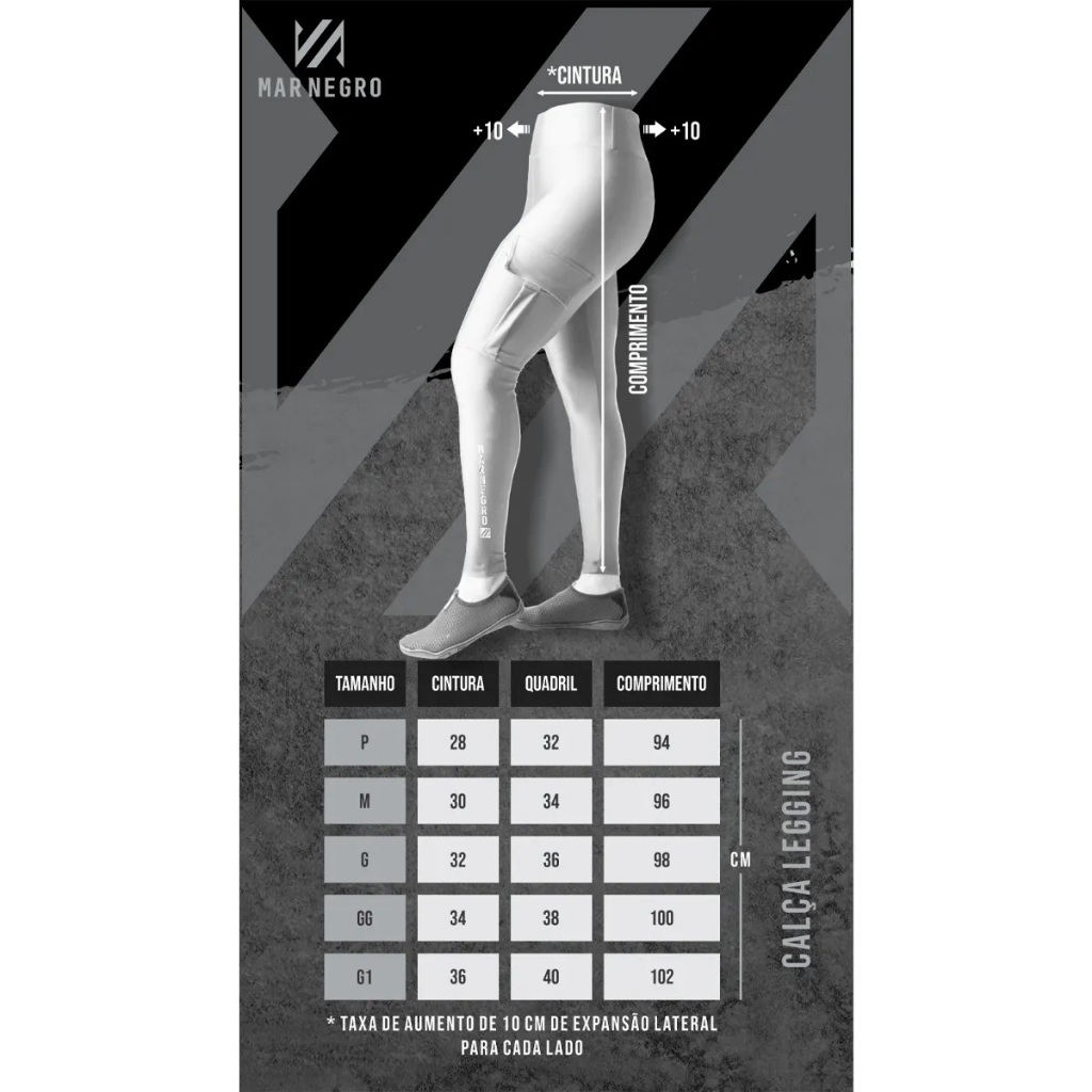 Calça Legging Para Pesca Esportiva Camping Atividades Esportivas Ar Livre Feminina Sports Mar Negro