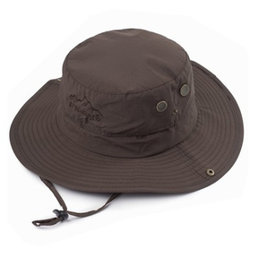 Chapéu Australiano Pescador Esportivo Camping Telado Respirável Pesca Aba Ajustável ref: MYK006