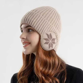 Touca Adultos Integrado Earmuffs Proteção De Ouvido Inverno À Prova De Vento Ao Ar Livre Earflap Grosso