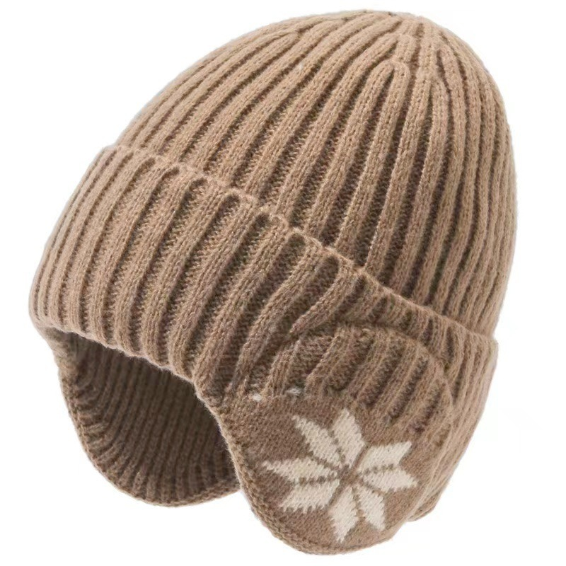 Touca Adultos Integrado Earmuffs Proteção De Ouvido Inverno À Prova De Vento Ao Ar Livre Earflap Grosso