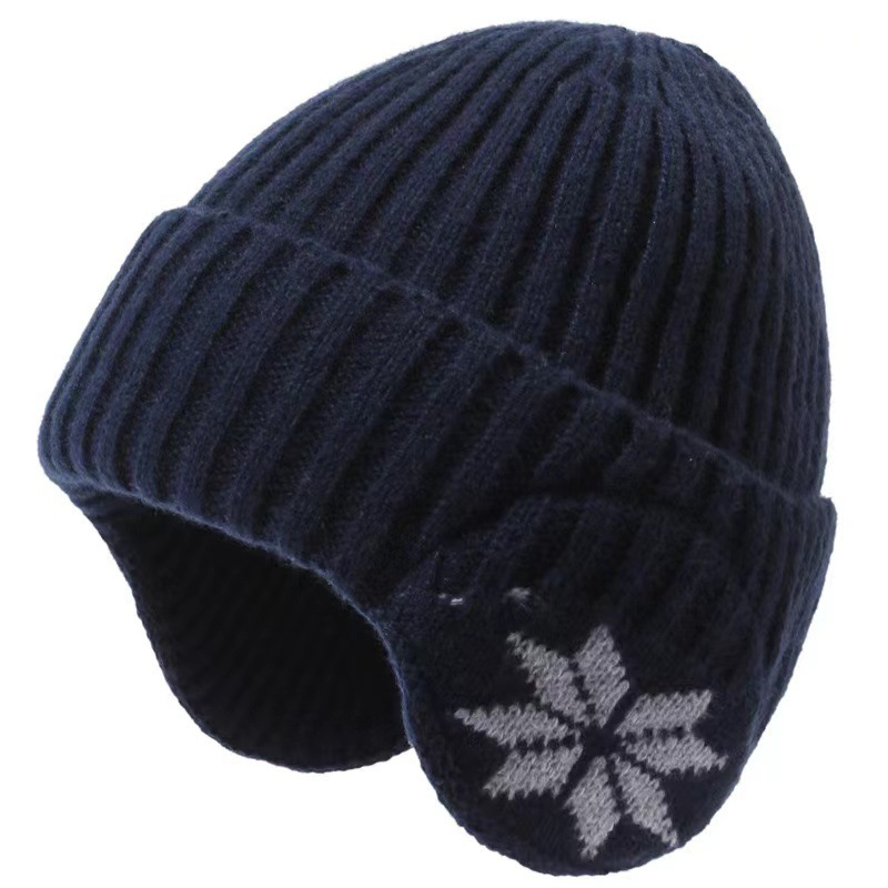 Touca Adultos Integrado Earmuffs Proteção De Ouvido Inverno À Prova De Vento Ao Ar Livre Earflap Grosso