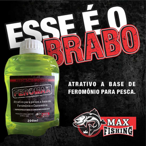 Atrativo Feromônio para Pesca 200 ml - Pacú Tambaqui Tambacú Pesca Esportiva.
