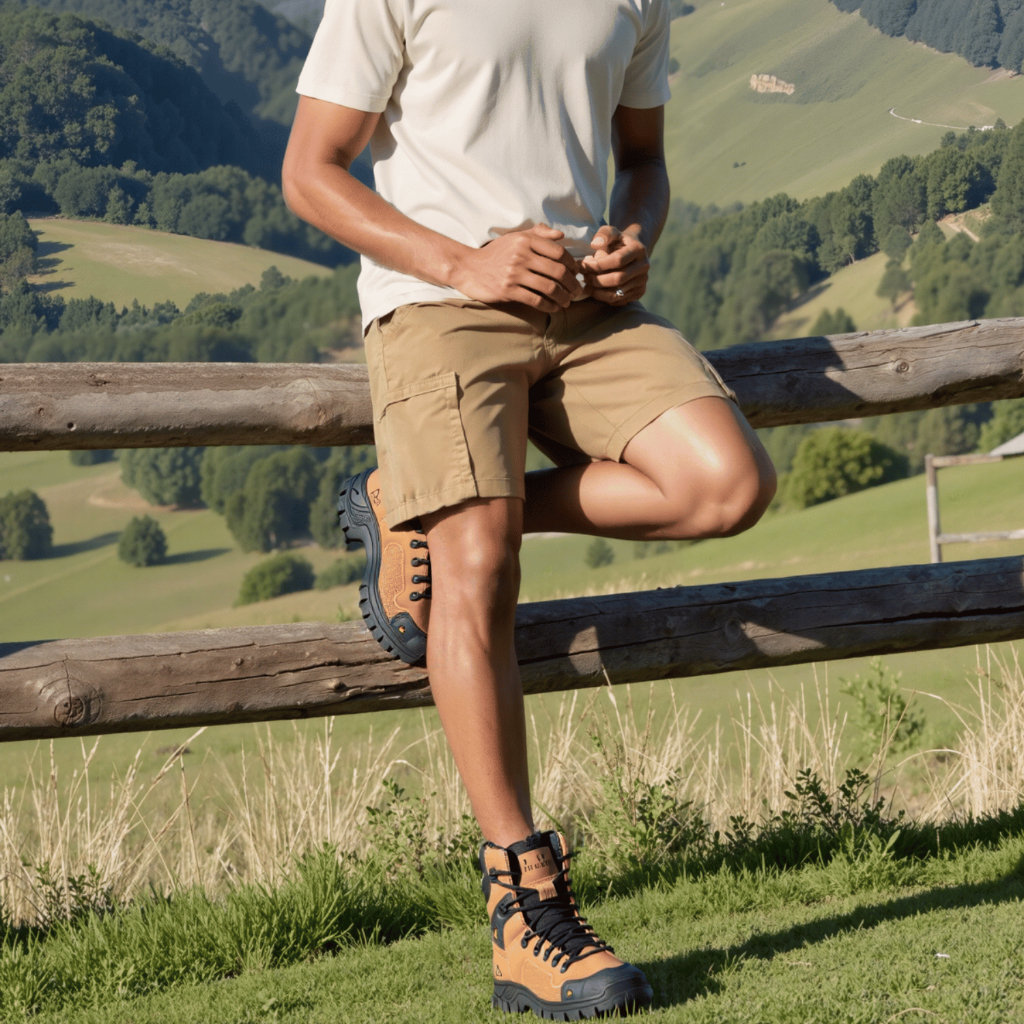 Bota Coturno Masculino Couro Segurança Militar VL045 Com C.A