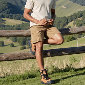 Bota Coturno Masculino Couro Segurança Militar VL045 Com C.A