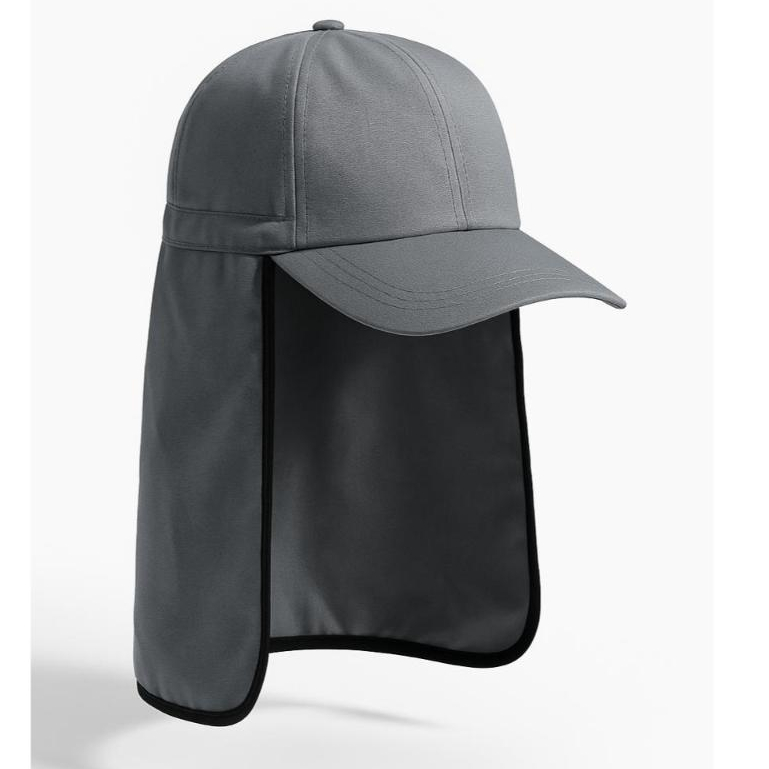 Bone Com Protetor De Nuca Proteção Solar Camuflado Para Pescador Camping Acampar