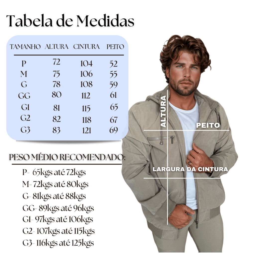 Casaco Corta Vento Jaqueta Masculina Sarja Impermeável