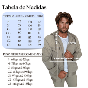 Casaco Corta Vento Jaqueta Masculina Sarja Impermeável