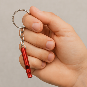 Apito em Metal Chaveiro Acampamentos Emergência Caminhada Camping