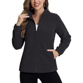 Jaqueta Blusa Soft Fleece Feminina Flanelado Gola Alta Inverno