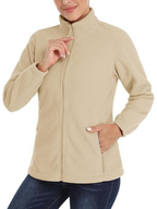 Jaqueta Blusa Soft Fleece Feminina Flanelado Gola Alta Inverno