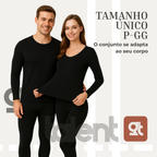 Kit Frio Blusa + Calca Térmica Luvas Meias Touca E Cachecol