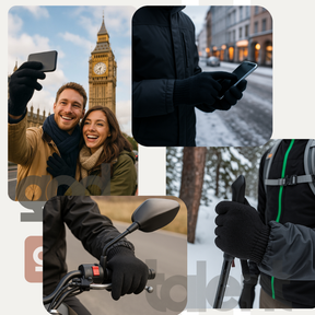 Luva Lã Touch Frio Celular Tablet