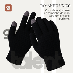 Luva Lã Touch Frio Celular Tablet