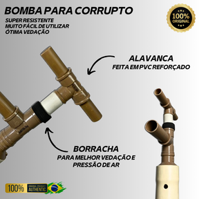 Bomba Extratora Saca Corrupto Tatuí Tatuíra Pesca de Praia Surfcast Surfcasting Isca Natural