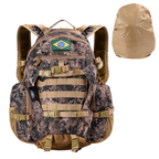 Mochila de Caça Tatica Militar Impermeável 40 Litros Material Silencioso,com Capa à Prova d'água