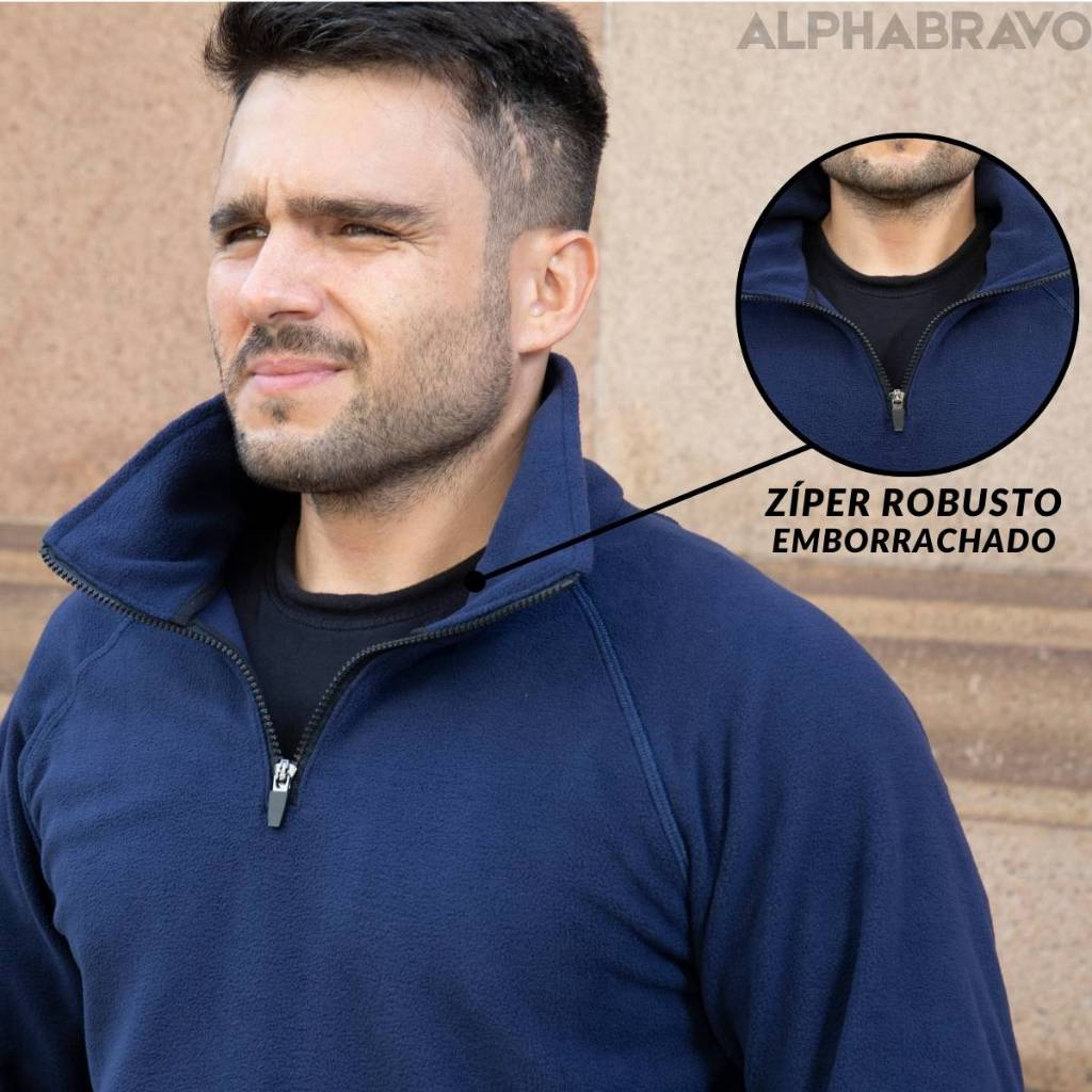 Casaco Masculino Agasalho Fleece Microfibra Soft Quente Elegante Esportivo Básico