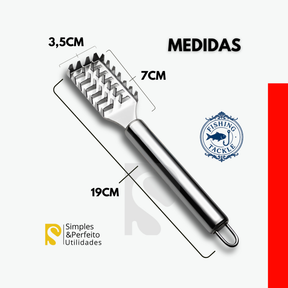 Faca de Pesca Fileteira Flutuante com Descamador de Peixe Escamador Pescadores Profissional