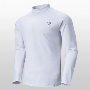 Camiseta Térmica Masculina Gola alta Camisa Proteção Solar Uv 50 Segunda Pele