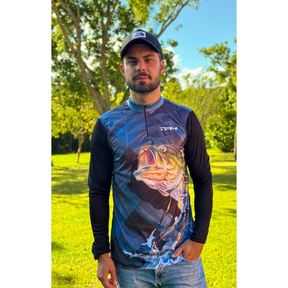 Kit 3 Camisas Masculino de Pesca Manga Longa com Proteção Solar UV Confortável
