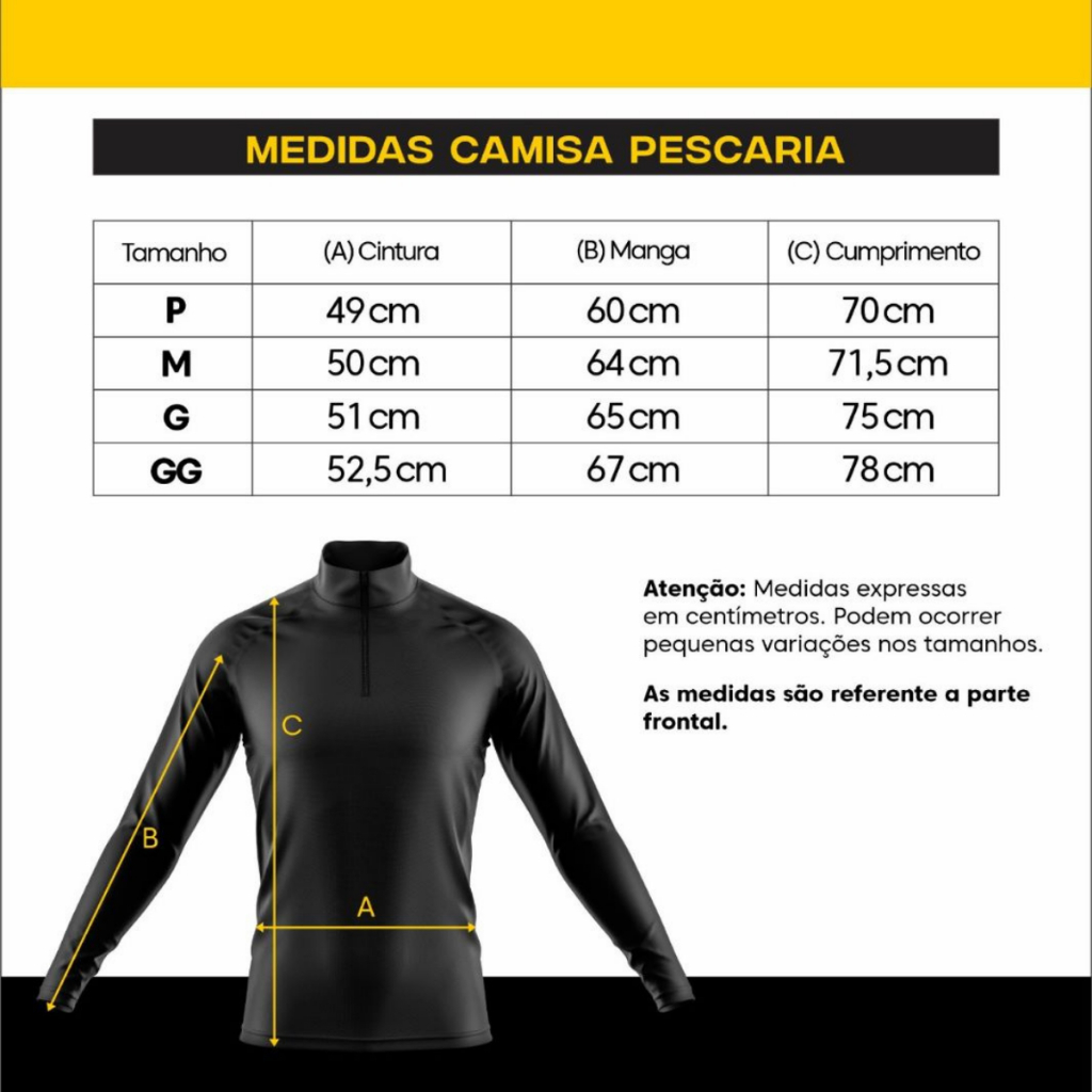 Kit 3 Camisas Masculino de Pesca Manga Longa com Proteção Solar UV Confortável