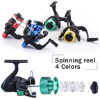 Kit 2 Vara De Pesca 60-120lbs Completa Com Molinete Esportiva Ao Ar Livre Robalo Portátil Com Linha