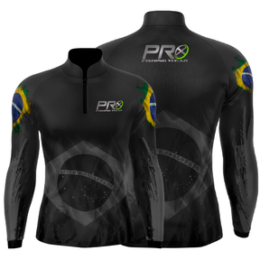 CAMISA BLUSA CAMISETA PROX FISHING BRASIL PATRIOTA COM PROTEÇÃO SOLAR UV50+