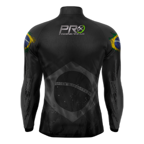 CAMISA BLUSA CAMISETA PROX FISHING BRASIL PATRIOTA COM PROTEÇÃO SOLAR UV50+