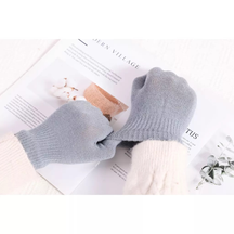 6 Pares Luva de lã peluda Grossa Feminina Masculino Adulto Unisexx Inverno Quente Sensível Mãos luva frio moto