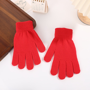 6 Pares Luva de lã peluda Grossa Feminina Masculino Adulto Unisexx Inverno Quente Sensível Mãos luva frio moto