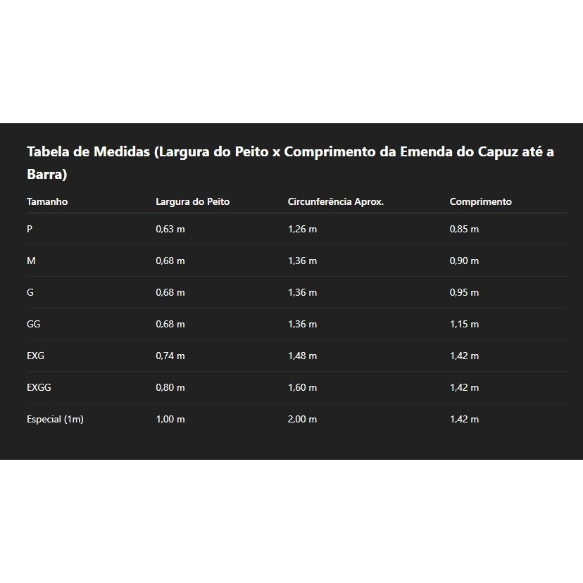 Capa De Chuva Forrada Tamanho EPI/Obras