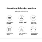 Cadeira portátil para acampamento, cadeira dobrável portátil destacável em tecido Oxford, cadeira de acampamento ao ar