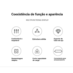 Cadeira portátil para acampamento, cadeira dobrável portátil destacável em tecido Oxford, cadeira de acampamento ao ar
