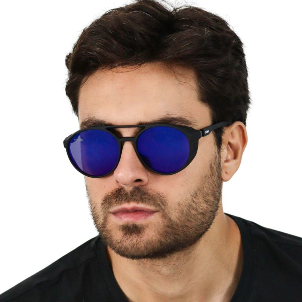 Óculos De Sol Redondo Original Masculino Moderno Boss Doha Glasses
