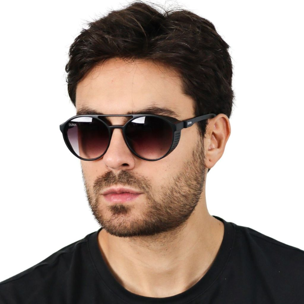 Óculos De Sol Redondo Original Masculino Moderno Boss Doha Glasses